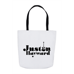 Justin Hayward Black Guitar Tote Bag