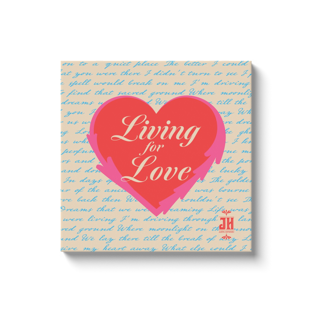 "Living For Love" Canvas Wrap (multiple sizes) Justin Hayward